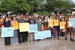 WPP and participants with Indonesian Activists